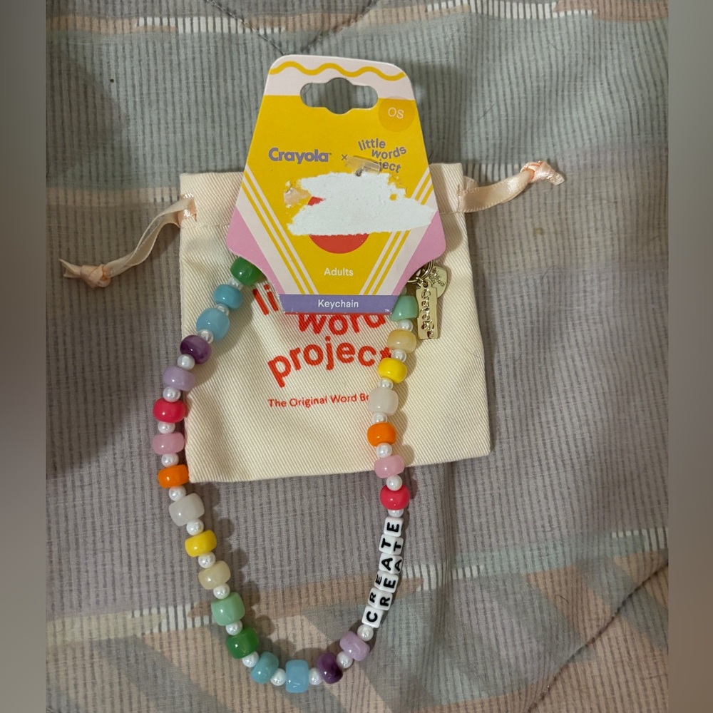LITTLE WORDS PROJECT NWT KEY CHAIN CREATE